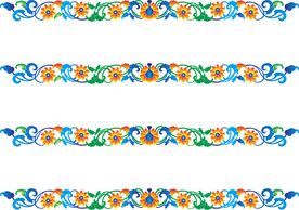 藏式边画 CDR矢量图