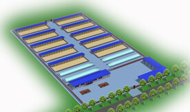 养殖小区鸟瞰图