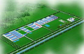 综合养殖小区规划设计效果图