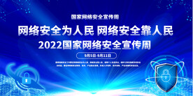 网络安全宣传周展板