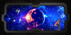 科幻太空舱宇宙星球