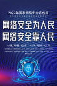 网络安全宣传海报