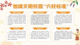 创建文明校园六好标准