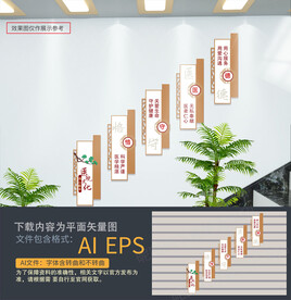 医院楼道文化墙