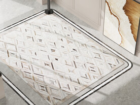 俯视客厅地毯背景