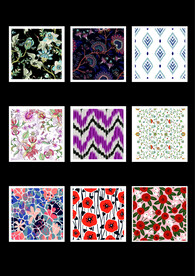 花卉四方连续图片