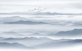 水墨远山