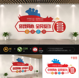 电信诈骗文化墙