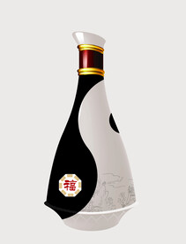 八卦酒瓶设计 