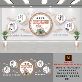 中医养生文化墙