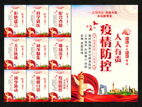 疫情防控展板