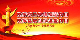 党支部宣传展板