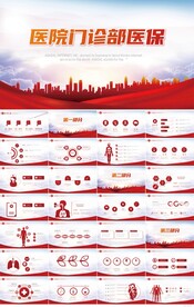 红色医院门诊部医保保险PPT