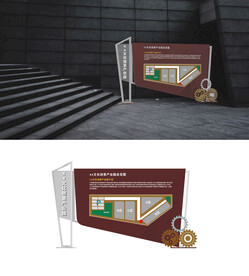 文化创意产业园总览图宣传栏