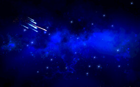 蓝色酷炫星空