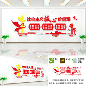 核心价值观文化墙