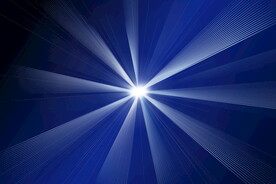 蓝色闪光线条背景未来科技年会