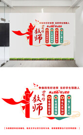 四有好老师文化墙