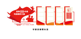 民兵照片墙 民兵制度墙