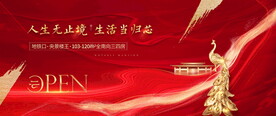 红色新中式地产开盘