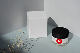 电商化妆品罐装盒长方形盒样机