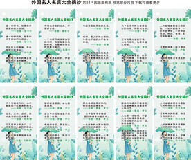 名人名言 外国篇