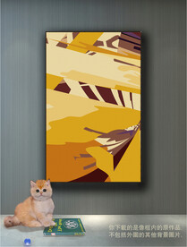 南美轻奢抽象装饰画