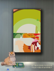 南美轻奢抽象装饰画 