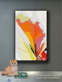 南美轻奢抽象装饰画