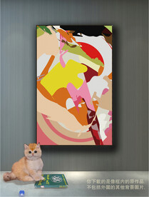 南美轻奢抽象装饰画