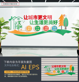 文明城市文化墙