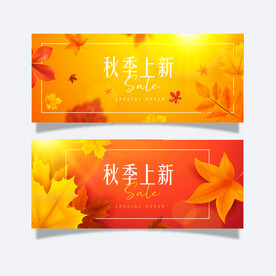 秋季上新海报