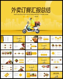 外卖订餐跑腿行业PPT
