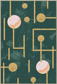 几何现代北欧抽象地毯