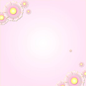 剪纸风花朵背景