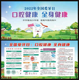 全国爱牙日宣传栏