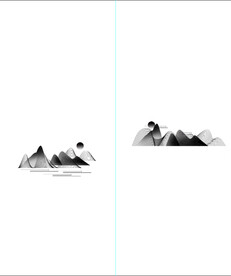 高清分层透明底推拉门打印图