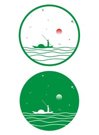 中国风水纹渔夫古典边框