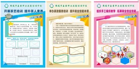 技能学校手工茶艺海报