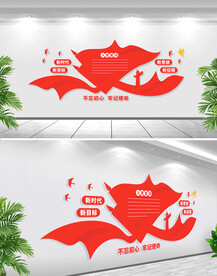 入党誓词党建文化墙