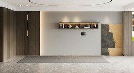 现代极简 轻奢客厅 背景墙