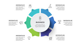 多彩数据信息图表