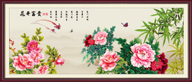 花开富贵牡丹图