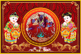 中国龙吉祥地毯