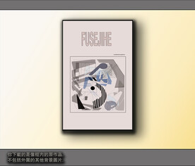 西部牛仔抽象装饰画