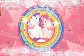 儿童房粉红色背景墙