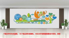 关爱未成年人儿童文化墙 