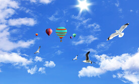 蓝天白云软膜天花