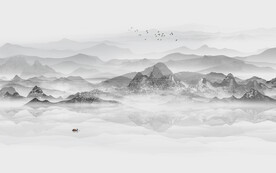 水墨山水画