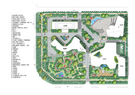 五星级酒店规划设计彩色平面图